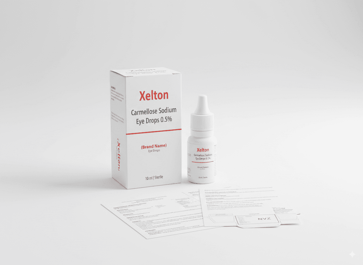 Carboxymethyl Cellulose Sodium Eye Drops IP 0.5%